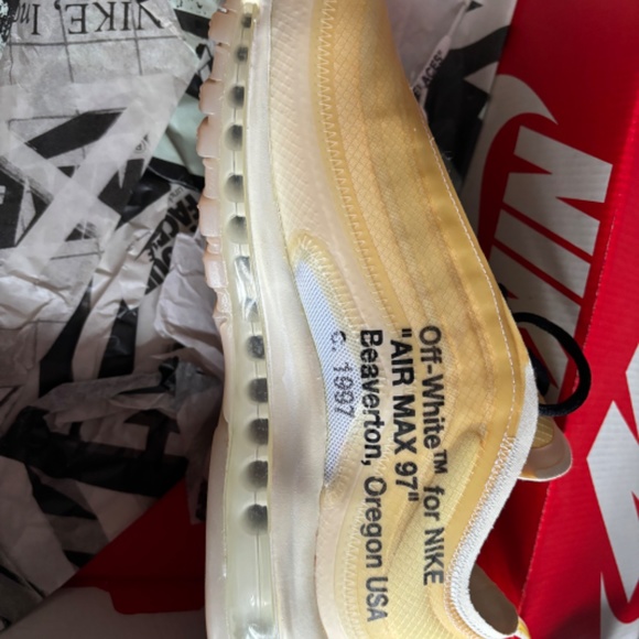 Nike Air Max 97 OG x OFF-WHITE The Ten 2017 size 9 Men’s - Picture 4 of 14
